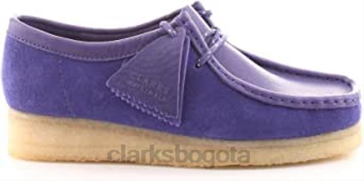 Clarks 0DX8L326 clarks morados wallabee unisexo