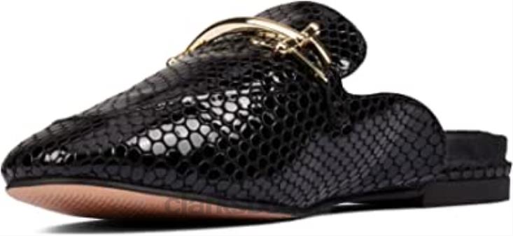 Clarks 0DX8L488 clarks black interest puro 2 mula unisexo interés negro