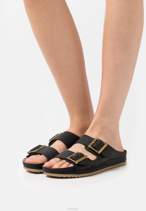 Clarks 0DX8L6952 pantuflas clarks brookleigh sun negras unisexo negro