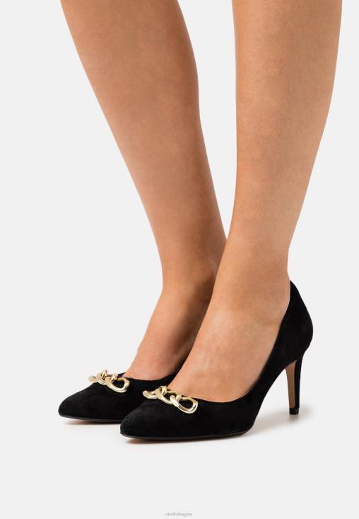 Clarks 0DX8L6962 clarks laina tacones clásicos negro unisexo negro