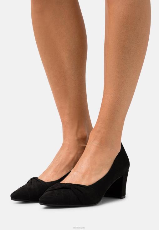 Clarks 0DX8L6997 tacones clasicos suaves clarks negros unisexo negro