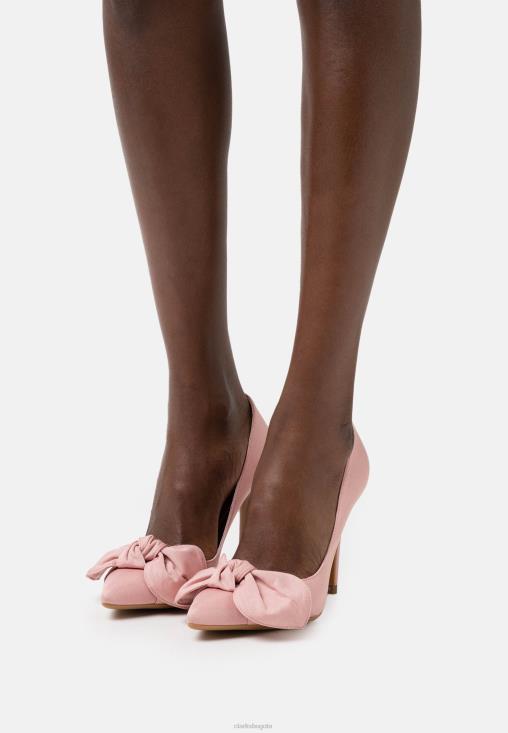 Clarks 0DX8L7054 tacones clasicos hyana clarks rosa oscuro unisexo Rosado oscuro