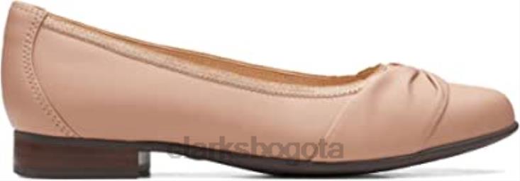Clarks 0DX8L1003 clarks un blush deseo zapatos de cuero beige unisexo
