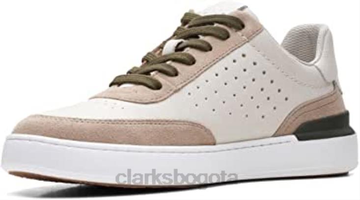 Clarks 0DX8L646 zapatos corte lite tor nubuck blanco clarks unisexo