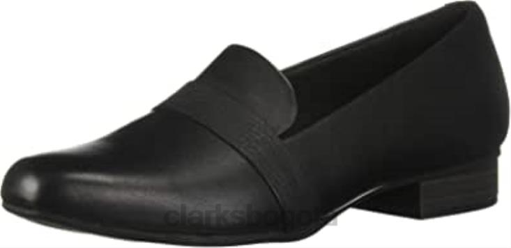 Clarks 0DX8L2127 mocasines clarks juliet ariel mujer cuero negro mujer cuero negro
