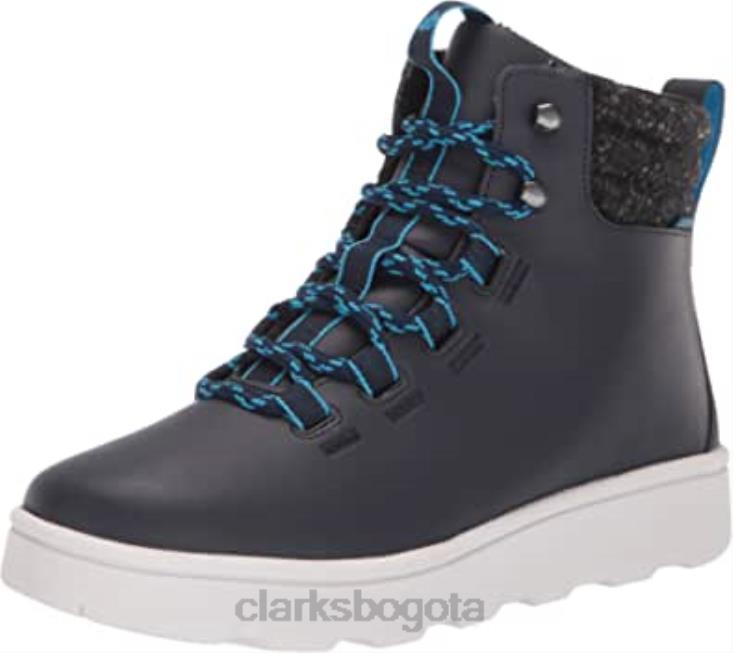Clarks 0DX8L2426 Botín clarks step explore hi para mujer azul marino sintético mujer azul marino sintético