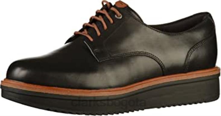 Clarks 0DX8L2449 clarks teadale rhea oxford negros para mujer mujer cuero negro