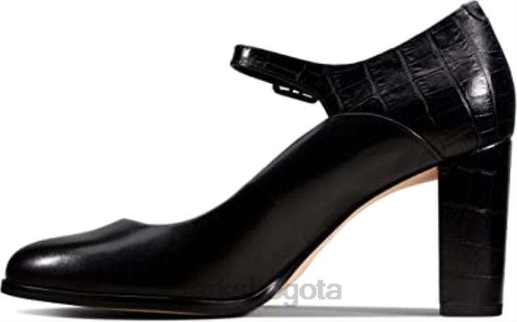 Clarks 0DX8L2805 zapatos de tacón con tiras kaylalba para mujer clarks negros mujer combi negro combi negro