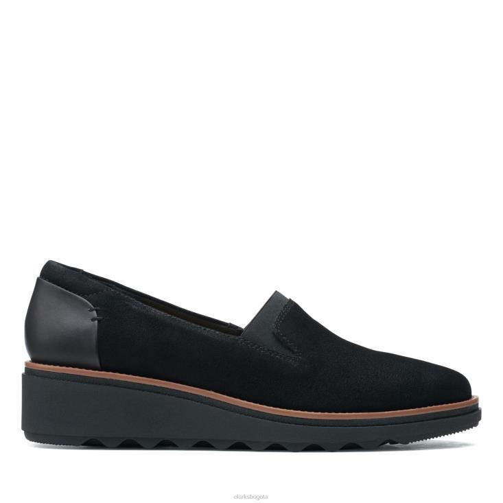 Clarks 0DX8L3122 clarks sharon dolly negro mujer negro