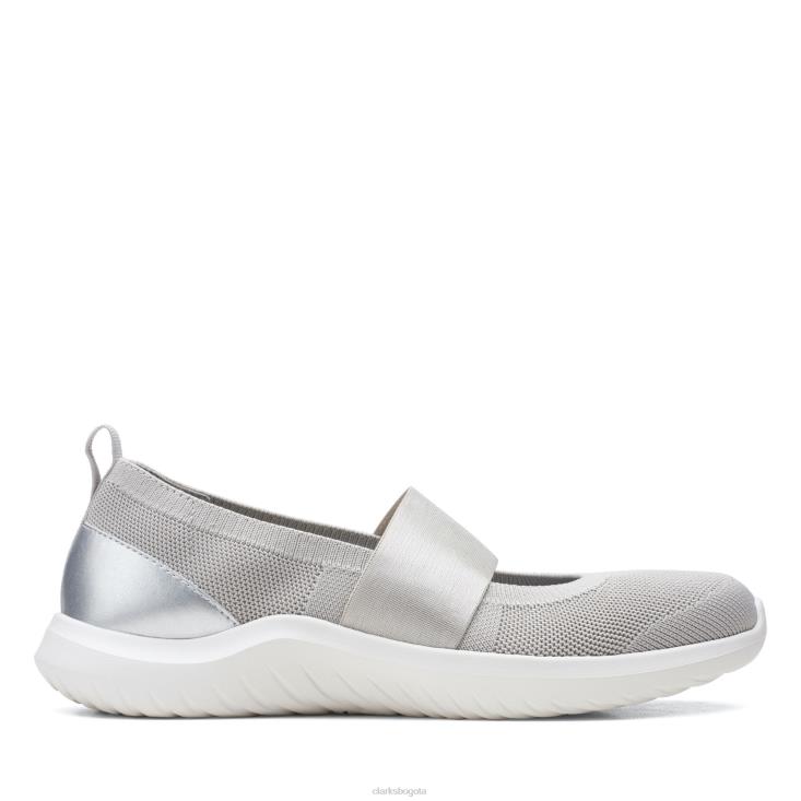 Clarks 0DX8L3253 nova sol clarks punto gris claro mujer punto gris claro