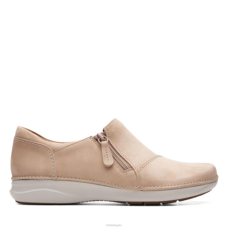 Clarks 0DX8L3323 clarks appley zip arena nubuck mujer nubuck arena