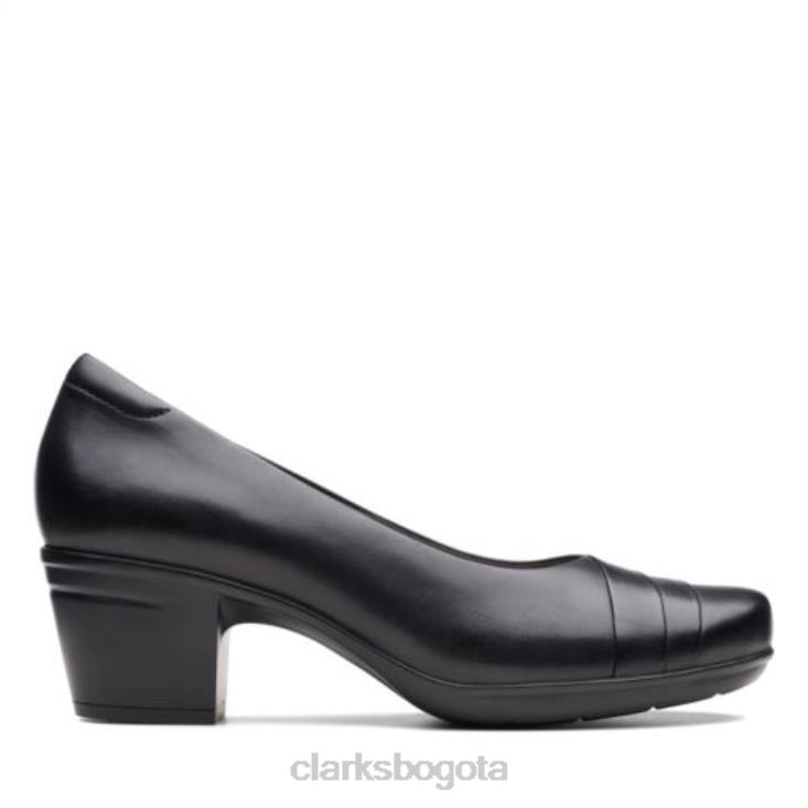 Clarks 0DX8L3983 emslie mae clarks cuero negro mujer cuero negro