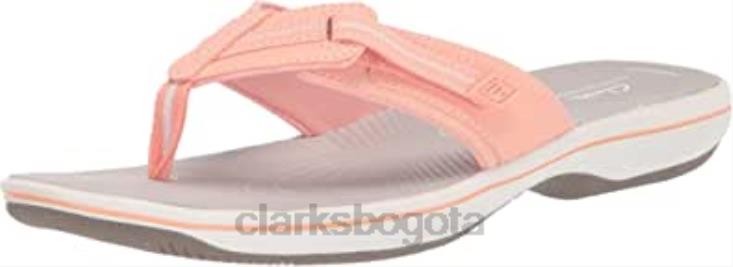Clarks 0DX8L463 chanclas brinkley jazz mujer clarks melocotón sintético mujer melocotón sintético