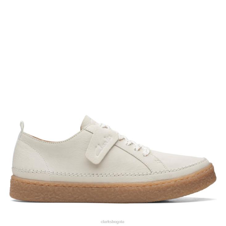 Clarks 0DX8L5990 encaje de barleigh cuero blanco clarks de cuero blanco mujer cuero blanco
