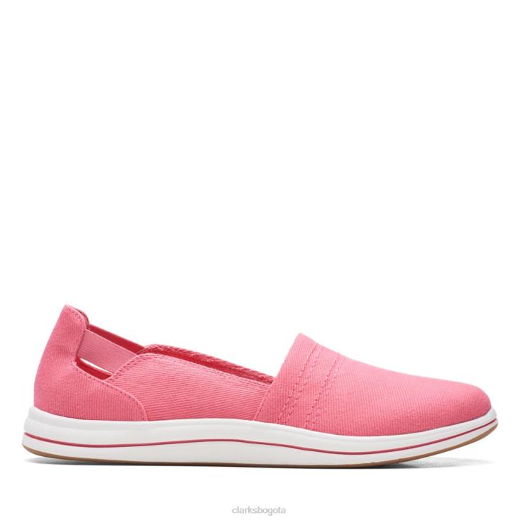 Clarks 0DX8L6530 clarks brisa paso coral brillante coral brillante mujer coral brillante