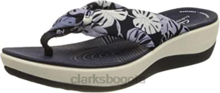 Clarks 0DX8L679 chanclas arla glison mujer clarks azul floral syn mujer azul floral sin