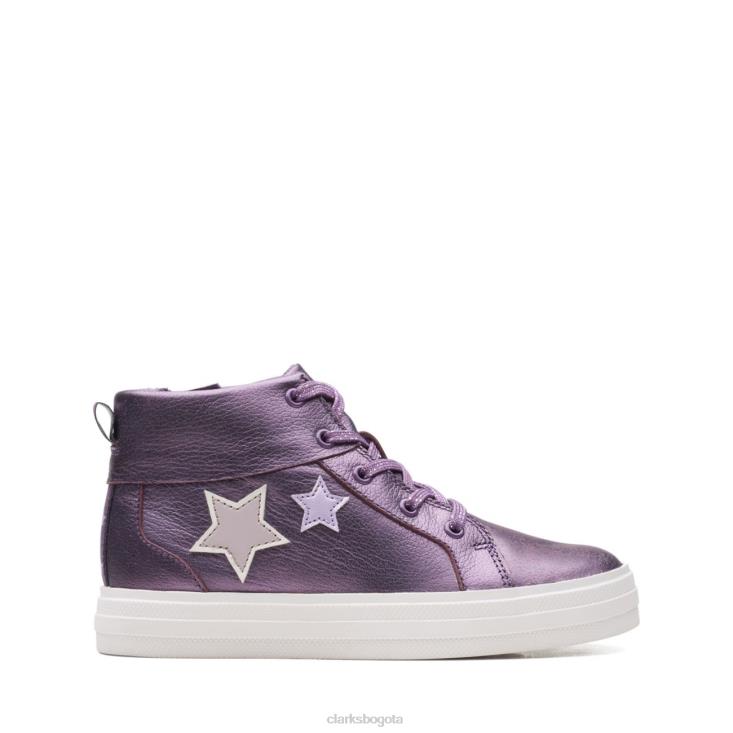 Clarks 0DX8L5736 clarks nova city niño cuero baya cuero baya niños cuero de baya