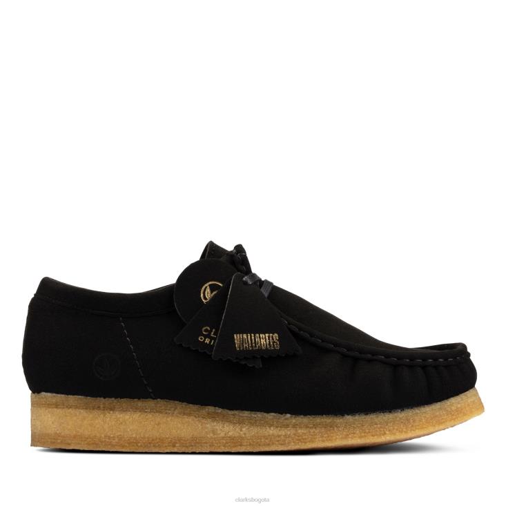 Clarks 0DX8L3621 wallabee clarks negro vegano hombres vegano negro