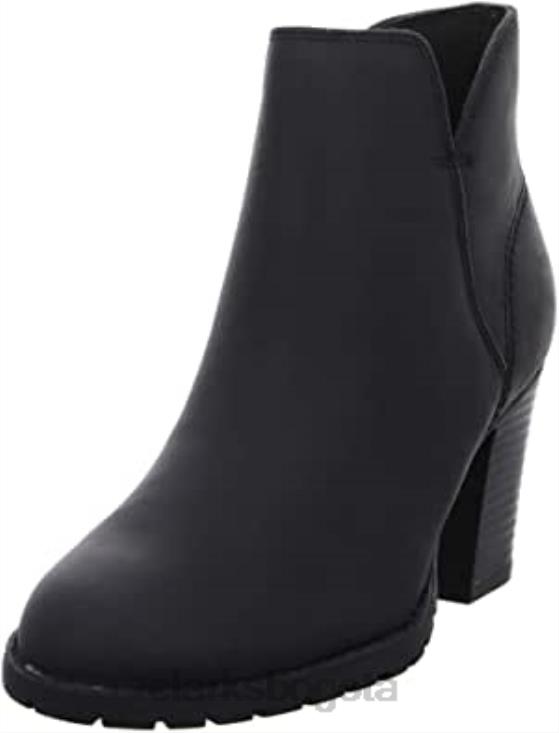 Clarks 0DX8L89 Botas clarks verona trish de mujer en negro mujer cuero negro