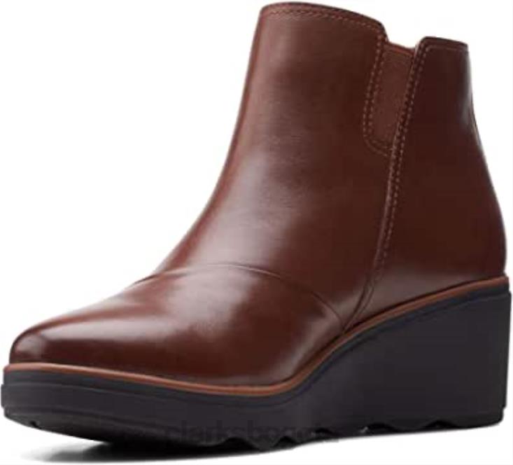 Clarks 0DX8L1201 botas clarks mahoga ny de cuero para mujer mazy eastham charol negro mujer cuero caoba