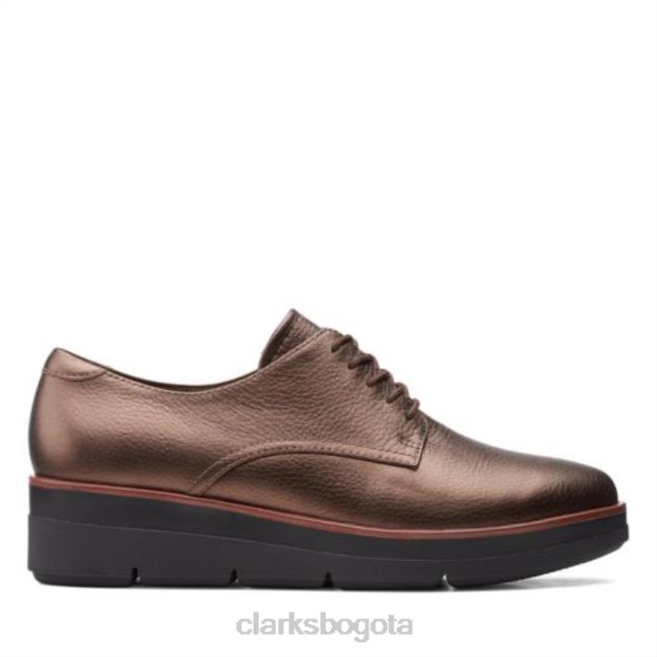 Clarks 0DX8L3926 Clarks metálicos bronce shayllace mujer bronce metálico