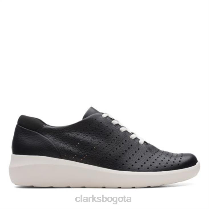 Clarks 0DX8L3948 clarks kayleigh aster cuero negro mujer cuero negro
