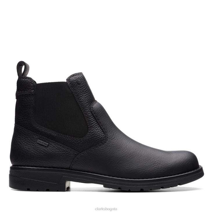 Clarks 0DX8L6615 morris up negro caído clarks negro caído hombres negro caído