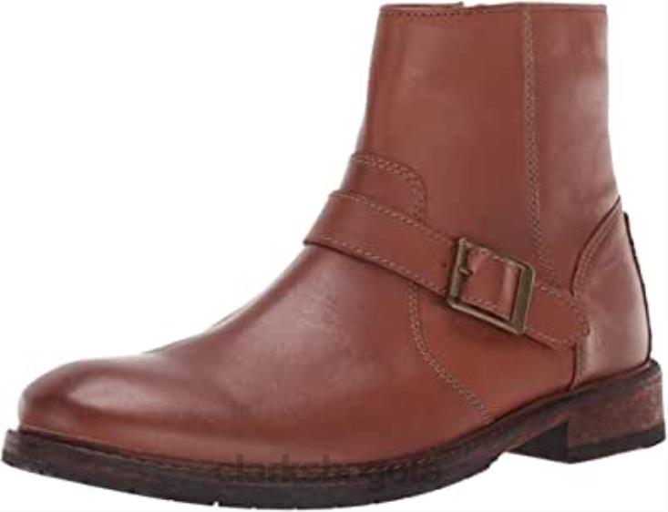 Clarks 0DX8L75 Botas de cuero clarks clarkdale de repuesto color tostado oscuro para hombre hombres bronceado oscuro