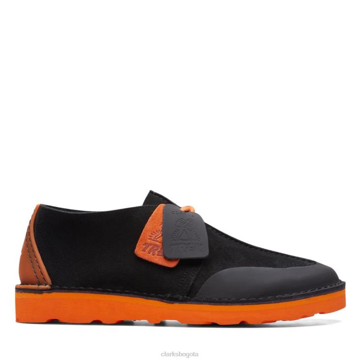 Clarks 0DX8L6706 clarks deserttrekftre negro/naranja negro/naranja hombres negro/naranja