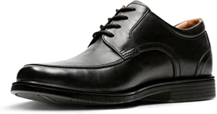 Clarks 0DX8L777 zapatos clarks un aldric park de cuero negro para hombre hombres