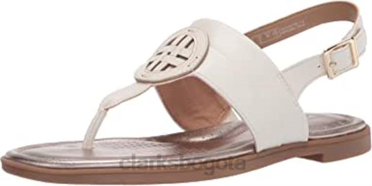 Clarks 0DX8L1202 Sandalia plana clarks reyna glam mujer blanco sintetico mujer
