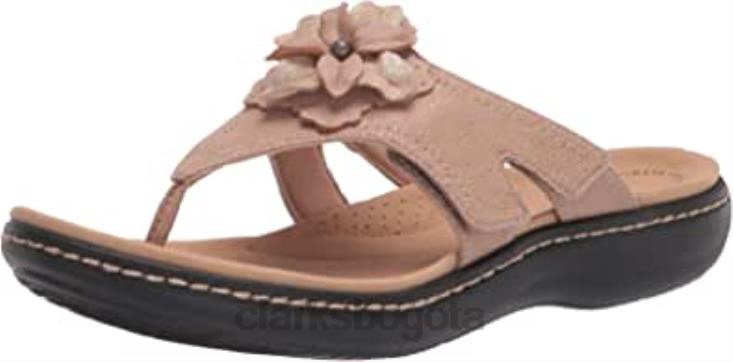 Clarks 0DX8L1652 sandalia laurieann gema combi piel sintetica arena clarks mujer combi sintética cuero arena