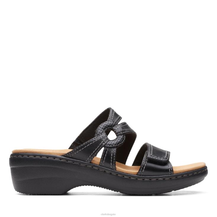 Clarks 0DX8L3295 merliah coral clarks cuero negro mujer cuero negro