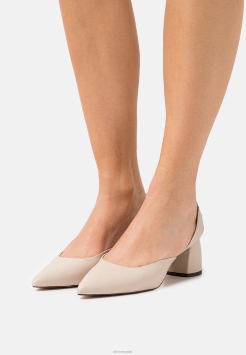 Clarks 0DX8L7050 Tacones clasicos de cuero clarks beige unisexo beige