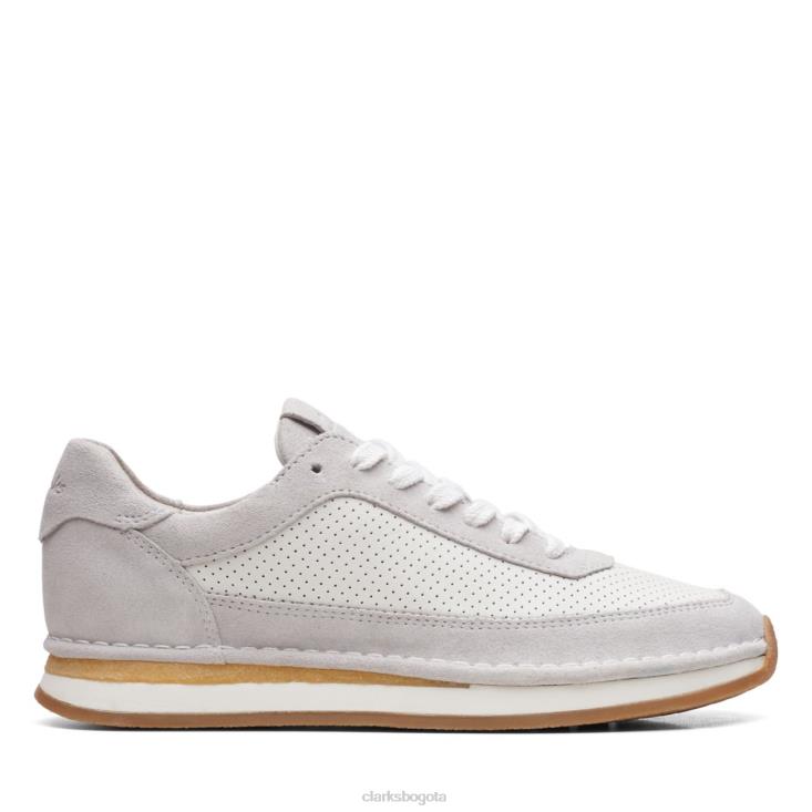 Clarks 0DX8L5183 craft run air combi blanca clarks white combi unisexo combinación blanca