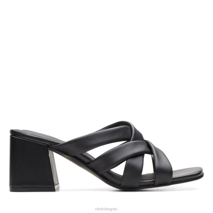 Clarks 0DX8L5236 Clarks de cuero negro transparente de 65 pasos de cuero negro unisexo cuero negro