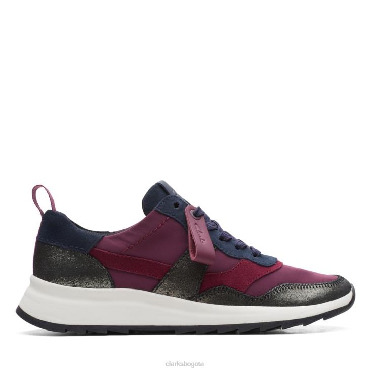 Clarks 0DX8L6158 dash lite jazz merlot combi merlot combi clarks unisexo merlot combinado