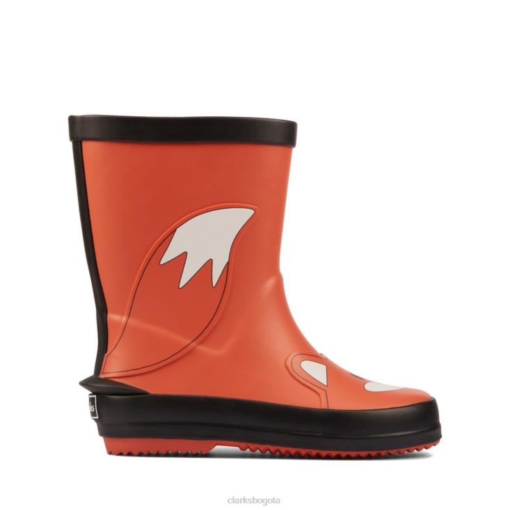 Clarks 0DX8L5772 naranja tarri run niño naranja clarks niños naranja