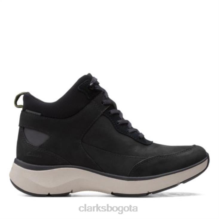 Clarks 0DX8L4097 clarks combi wave 20 mid negro unisexo combinado negro