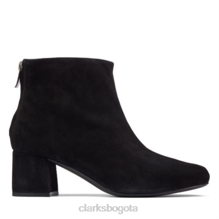Clarks 0DX8L4098 clarks sheer 55 zip ante negro unisexo ante negro