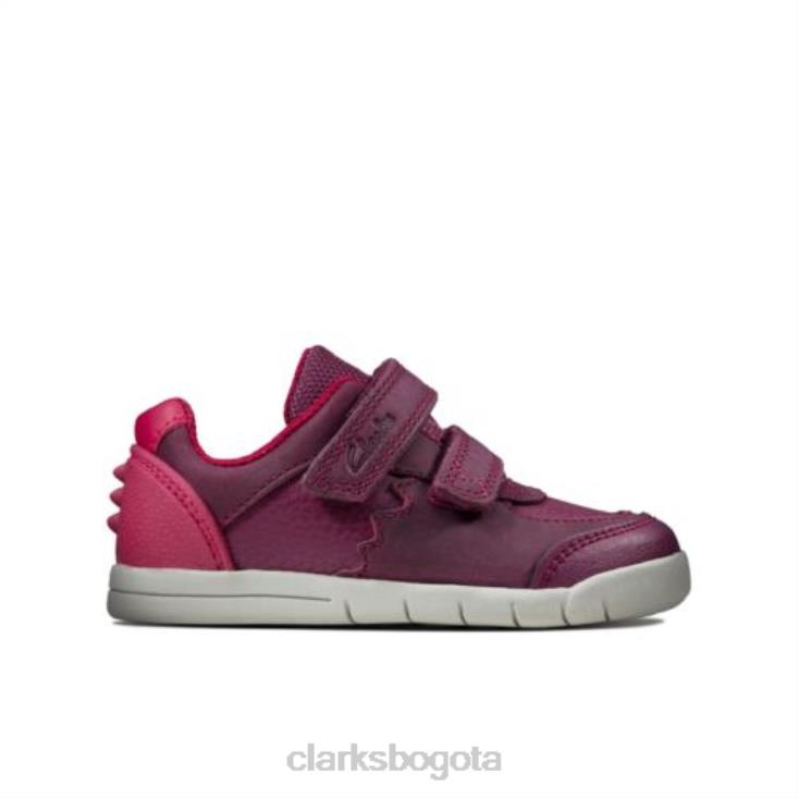 Clarks 0DX8L4706 clarks rex quest fst g fit berry combi unisexo combinación de bayas