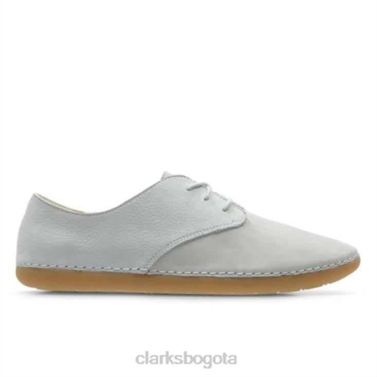 Clarks 0DX8L4740 cuero gris claro skylark muse jnr f fit clarks unisexo cuero gris claro