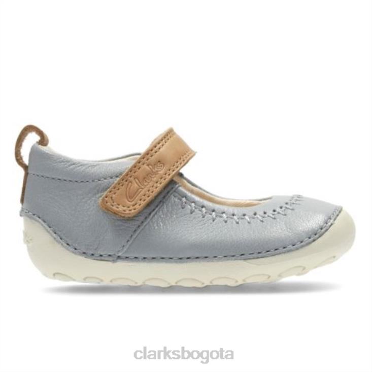 Clarks 0DX8L4741 little atlas fst g fit clarks gris unisexo gris
