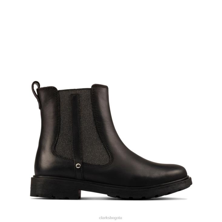 Clarks 0DX8L5786 clarks astrol ortoddler cuero negro cuero negro unisexo cuero negro