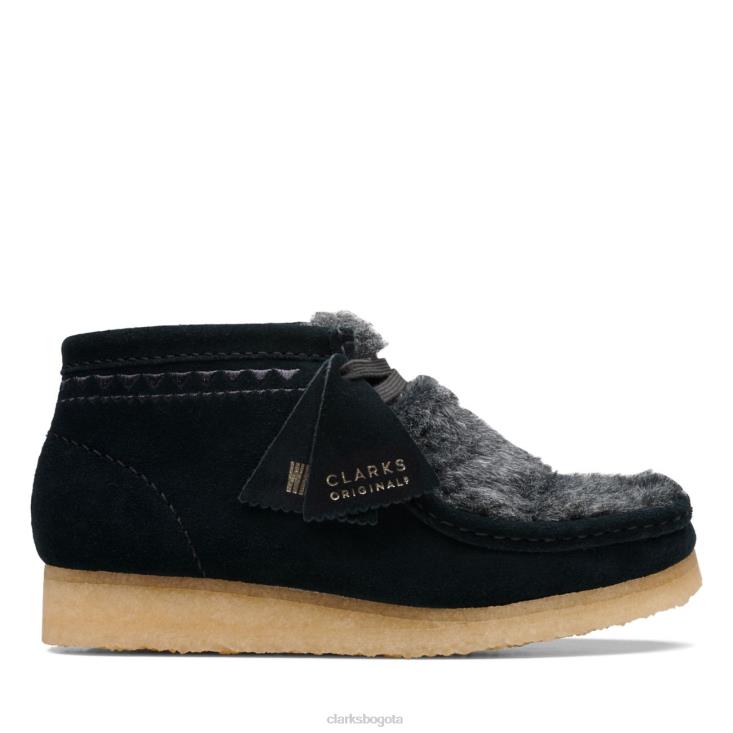 Clarks 0DX8L6069 bota wallabee interés negro clarks interés negro unisexo interés negro