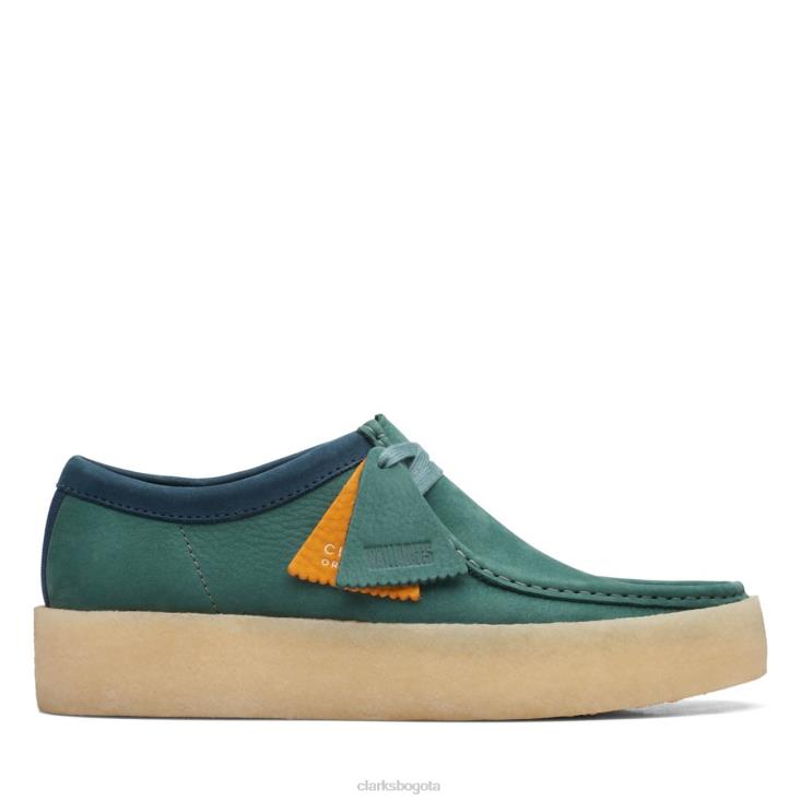 Clarks 0DX8L6636 taza wallabee verde azulado clarks verde azulado unisexo verde azulado