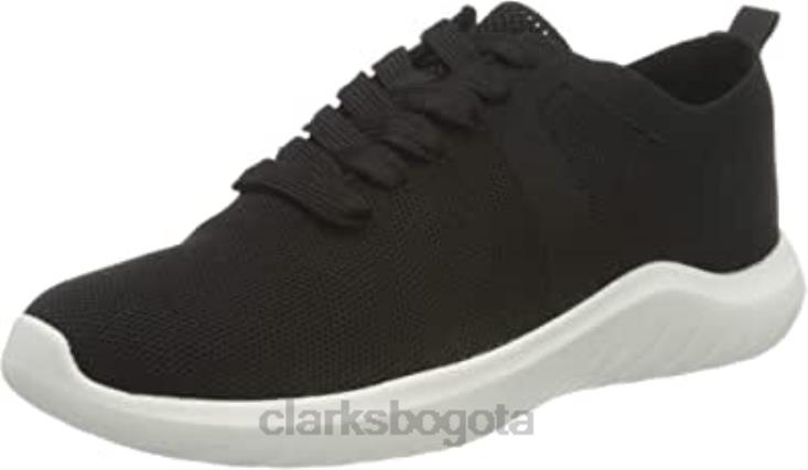 Clarks 0DX8L1698 Zapatilla clarks nova glint para mujer de punto negro mujer punto negro