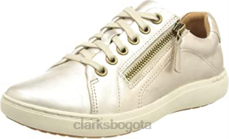 Clarks 0DX8L1837 zapatilla de encaje nalle para mujer clarks platinum mujer