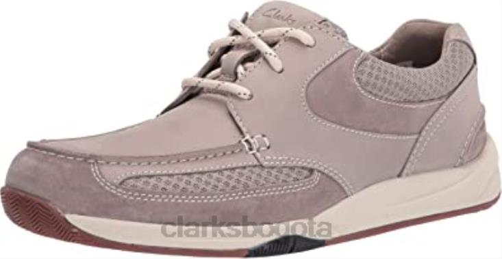 Clarks 0DX8L2937 Zapatilla Clarks Stone Nubuck para hombre Langton Lane hombres