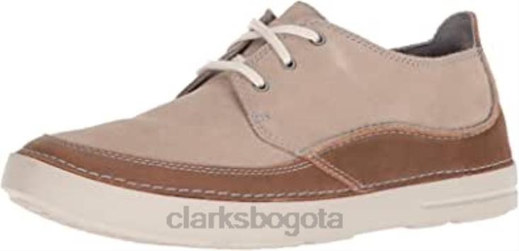 Clarks 0DX8L406 zapatilla gosler edge para hombre gamuza arena clarks hombres gamuza arena